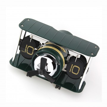 Propeller Plane Clock - Green