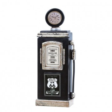 Wood Route 66 Gas Pump Clock